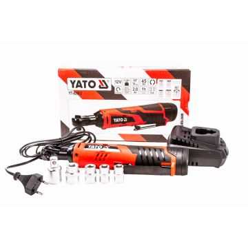 Rázová račna 45Nm YATO 12V 2,0 Ah 60 min