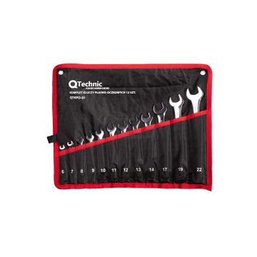 Sada plochých a očkových kľúčov, 12 kusov Schmith