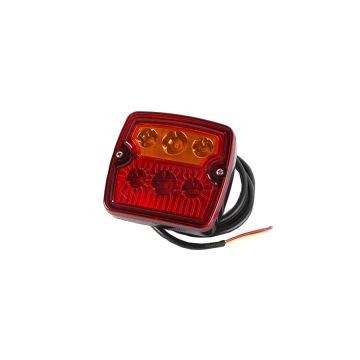 Combined rear light HOR 74, short, LED 12/24 V HORPOL