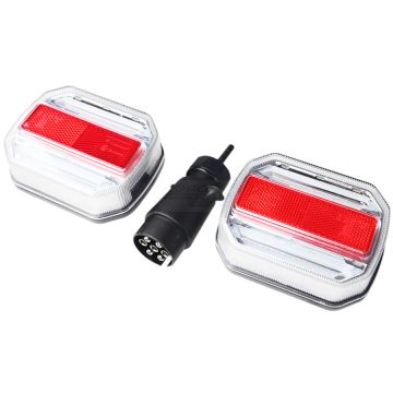 Feu arrière LED sans fil /PAIRE/ 12-24V TT TECHNOLOGY TT.12018B
