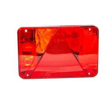 Rear combination lamp with reflector triangle HOR 45, single turn signal - left HORPOL