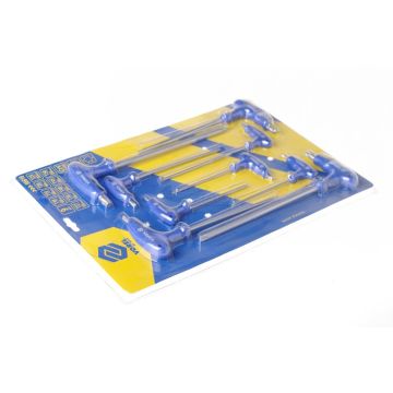 Sada hriadeľových kľúčov s rukoväťou TORX VOREL 9 ks