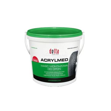 DELTA Acrylmed tyre paste (GREEN) 4kg
