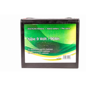 Batéria 9V/90Ah Štandardné suché veľké puzdro