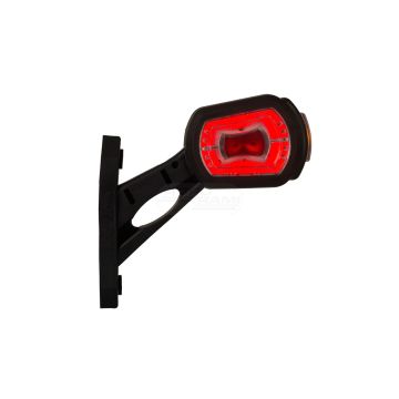 Three-function outline lamp with short boom HOR 101 compatible with reversing sensor, LED 12/24 V, right HORPOL