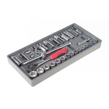 Skříňový set 32 ​​dílů 3/8