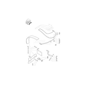 DIA KIT TRACTOR (Nástavec pro úzké zadní blatníky 75mm)