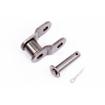 Half-link of a reinforced industrial chain P12BH-1