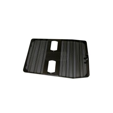 Hood mesh rectangular headlights