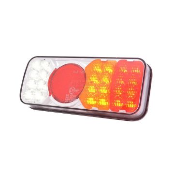Feu arrière combiné droit à LED, 12V–24V, avec catadioptre et câble de 190 cm WAŚ