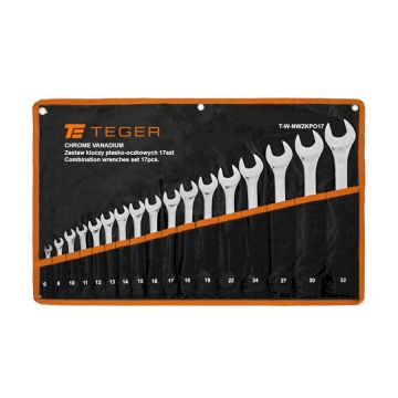 Set of combination wrenches 17pcs TEGER