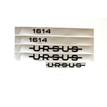 A set of Ursus U-1614 stickers