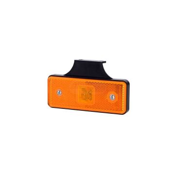 Rectangular outline light with reflector, hanger, and mounting – orange HORPOL