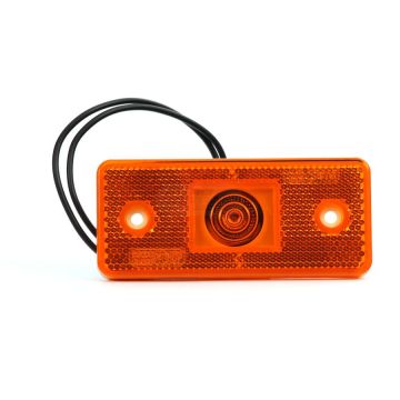 Feu combiné de position latérale avec dispositif réfléchissant, 12/24V, avec câble de 20 cm WAŚ