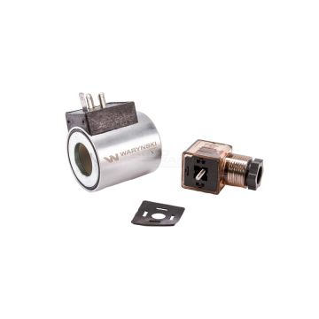 Solenoidová dělicí cívka W-E38DVS6/2, W-E12DVS6/2 12V DC 30W Waryński W-CEW12VDC