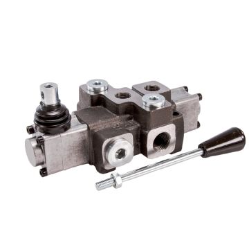 1-sekční hydraulický rozvaděč, max. průtok 40L, se západkou W-ROZ40L/1Z WARYŃSKI Waryński