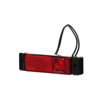 Feu combiné de gabarit arrière LED avec dispositif réfléchissant, 12V–24V, avec câble de 21 cm WAŚ
