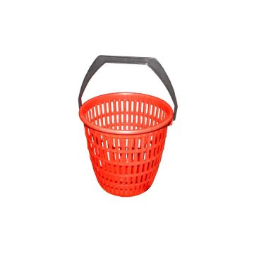 Round basket with handle