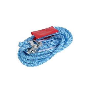 Tow rope with shackles