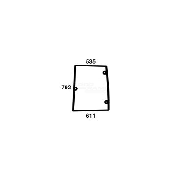 Szyba boczna lewa MJR-80