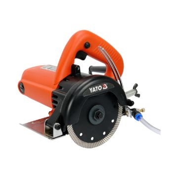 Rezací stroj na gres a kameň na mokré a suché použitie YATO 1400W 125 mm