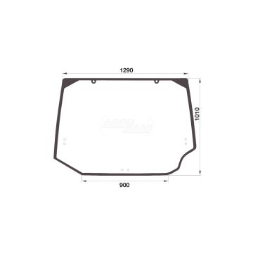 Lunette arrière B84784