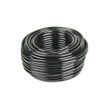 Dvojitý pulzátorový kábel, čierny PVC 2X7X3 - 25 metrov. .95690025 AMIR