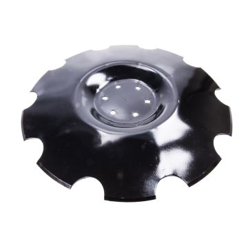 Ozubený kotouč 560x4mm, 6 děr-fi13, náboj fi 122mm-10 zubů s drážkou náboje