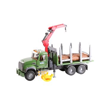 Nákladné auto na prepravu dreva s HDS Mack Bruder 02824