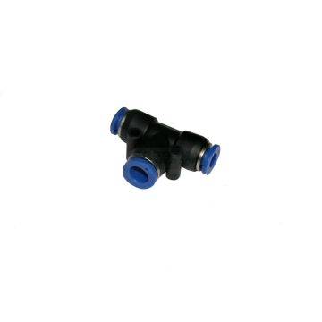 Quick connector, reducing tee, 8x6x6mm