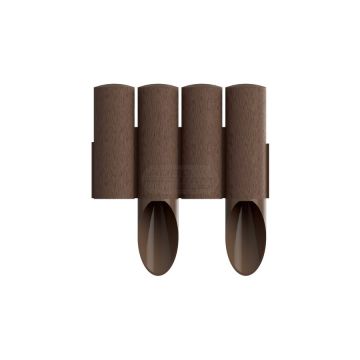 Záhradná palisáda 4 STANDARD - hnedá