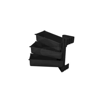 Set of three rotating shelves EKO PIVOT