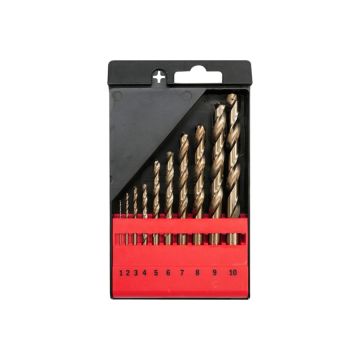 Sada vrtákov do kovu CO-HSS YATO 1-10 mm 10 ks