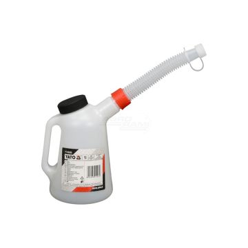 Pracovný nalievací nástroj PE materiál flexibilný lievik YATO 1 l