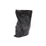 Sac noir 25 kg, 50x80 cm, polypropylène résistant, 49 gr