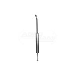 Silencer, MF3 long 1460 mm curved outlet INOX