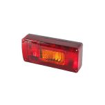 Rear right combination lamp with orange turn signal and fog light