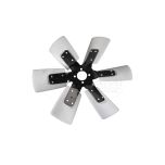 METAL RADIATOR FAN, 6 BLADES.