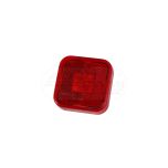 Square marker lamp shade, red (129F6)