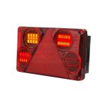 Combination rear left lamp, 12V-24V + cables 195cm YLY-S 5x0.75mm2, diodes