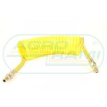 Špirálový kábel PUR M16 /žltý/
