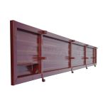 Right Wall N-213 4 m - with sheet metal
