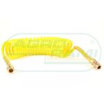 PUR M22 Spiralkabel /gelb/