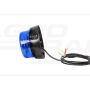 Blue warning beacon 12–24 V, 1 mode, 3 m cable WAŚ W126 867.4 WAŚ