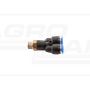 Tee connector fi 6mm male thread