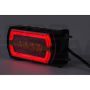 CLEO HOR115N zadné kombinované svetlo ZADNÉ POLOHOVACIE NEON LED verzia 12/24V s bočným montážnym káblom 4x0,5mm-1mb