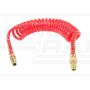 PUR M16 spiral cable /red/
