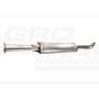 C-385 Turbo muffler, bent INOX outlet
