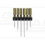 Screwdrivers + hanger 6 pcs.
