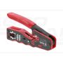Lisovacie kliešte na priechodkové zástrčky RJ45